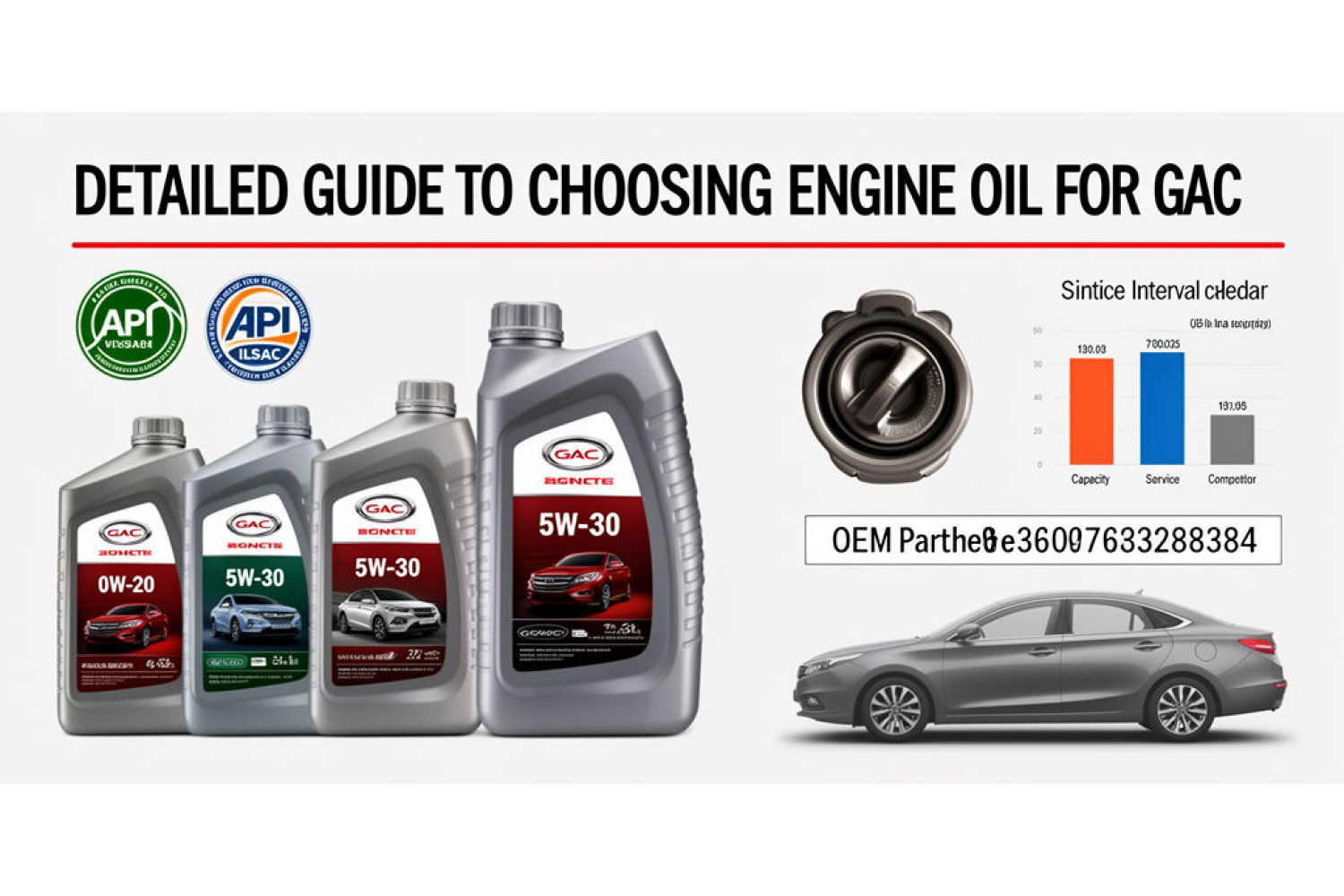 Масло для GAC GS5 и GS8 — какую вязкость и допуски выбрать (Sintec и аналоги)