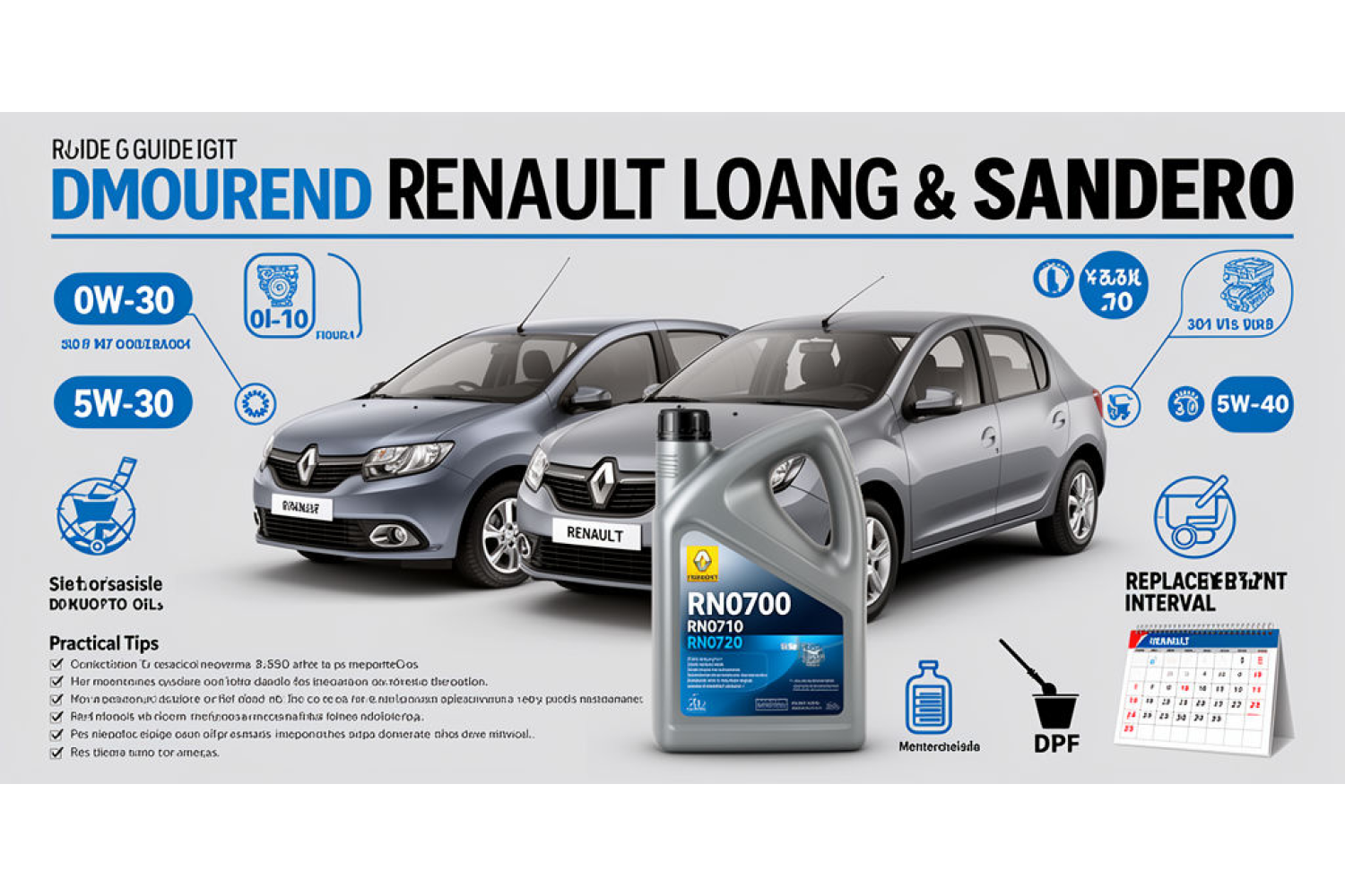 Renault Logan и Sandero — как правильно подобрать моторное масло по двигателю и условиям эксплуатации