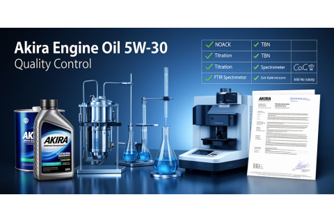 Akira Engine Oil 5W‑30 — состав, лабораторные испытания и приёмка партии