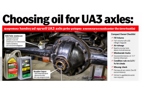 Масла для мостов УАЗ: как выбрать вязкость, класс (GL‑4/GL‑5) и точный объём заливки для военных и штатных мостов