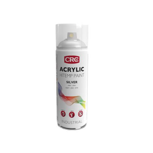 ACRYLIC HITEMP PAINT SILVER CRC, 400 мл купить в Южно-Сахалинске с доставкой