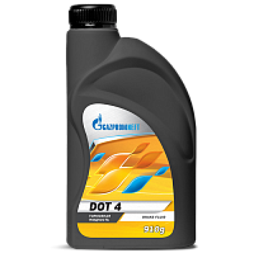 Тормозная жидкость Gazpromneft DOT 4, 0,91 кг, синтетика купить в Южно-Сахалинске с доставкой