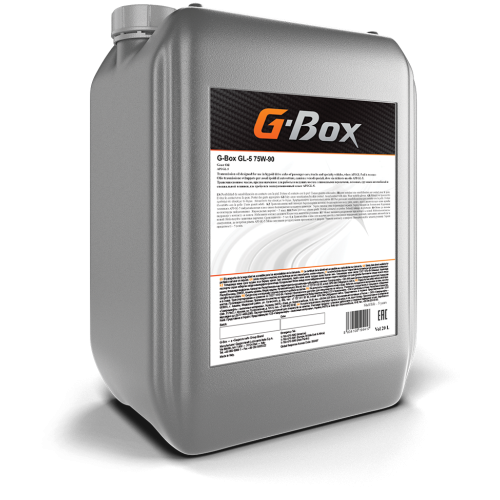 Трансмиссионное масло G-Energy G-Box GL-5, 75W-90, 20 л, синтетика купить в Южно-Сахалинске с доставкой