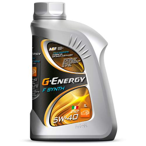 Моторное масло G-Energy F Synth, 5W-40, 1 л, синтетика купить в Южно-Сахалинске с доставкой
