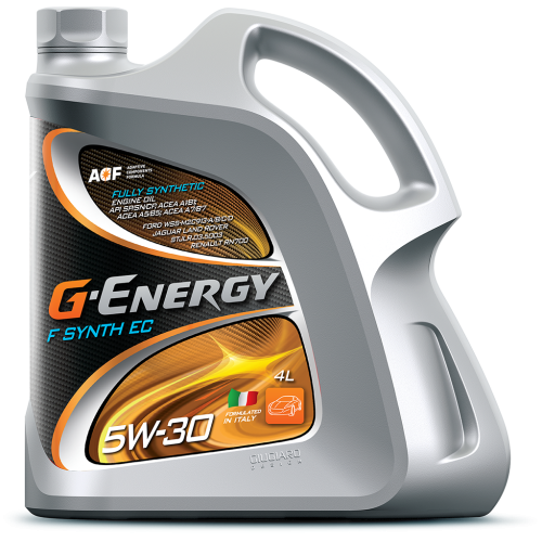 Моторное масло G-Energy F Synth EC, 5W-30, 4 л, синтетика купить в Южно-Сахалинске с доставкой