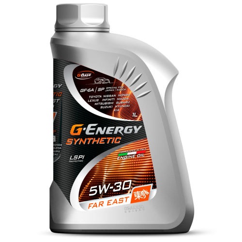 Моторное масло G-Energy Synthetic Active, 5W-30, 1 л, синтетика купить в Южно-Сахалинске с доставкой