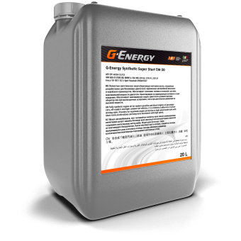 Моторное масло G-Energy Synthetic Super Start, 5W-30, 20 л, синтетика