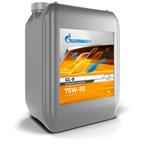 Трансмиссионное масло Gazpromneft GL-5, 75W-90, 20 л, полусинтетика купить в Южно-Сахалинске с доставкой