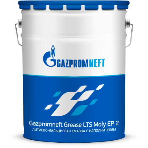 Смазка Gazpromneft Grease LTS Moly EP 2, узлы трения, 18 кг, литиево-кальциевая купить в Южно-Сахалинске с доставкой