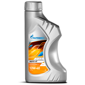 Моторное масло Gazpromneft Moto 4T, 10W-40, 1 л, полусинтетика