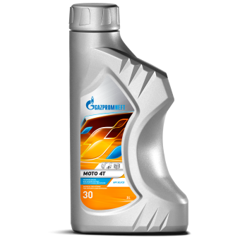 Моторное масло Gazpromneft Moto 4T, SAE 30, 1 л, минеральное