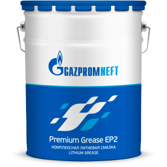 Смазка Gazpromneft Premium Grease EP 2, универсальная, 18 кг, полусинтетическая