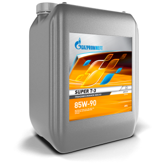 Трансмиссионное масло Gazpromneft Super T-3, 85W-90, 20 л, минеральное