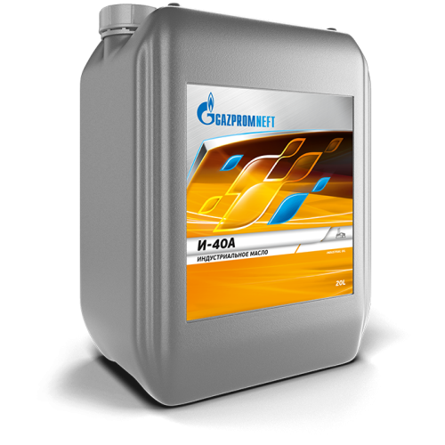 Индустриальное масло Gazpromneft И-40А, 20 л, минеральное купить в Южно-Сахалинске с доставкой