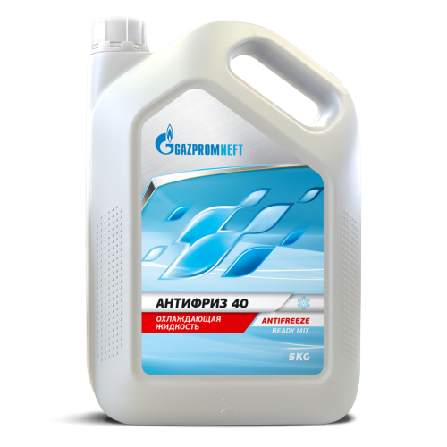 Охлаждающая жидкость Gazpromneft Antifreeze 40, 4,775 кг, этиленгликоль купить в Южно-Сахалинске с доставкой