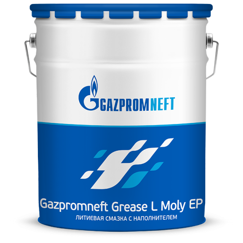 Смазка Gazpromneft Grease L Moly EP 2, многофункциональная, 18 кг, минеральная купить в Южно-Сахалинске с доставкой