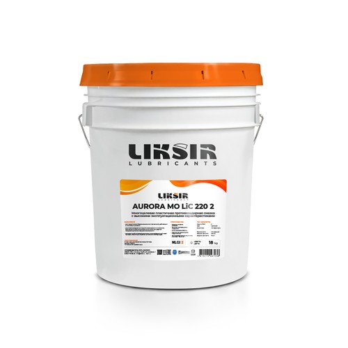 Смазочно-охлаждающая жидкость Liksir Aurora Ca ISO 220 NLGI 2, 400 гр, минеральное купить в Южно-Сахалинске с доставкой