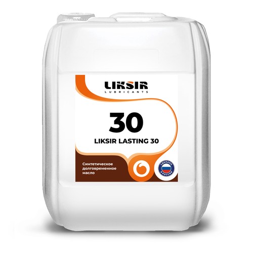 Индустриальное масло Liksir Lasting ISO 30, 20 л, синтетика купить в Южно-Сахалинске с доставкой