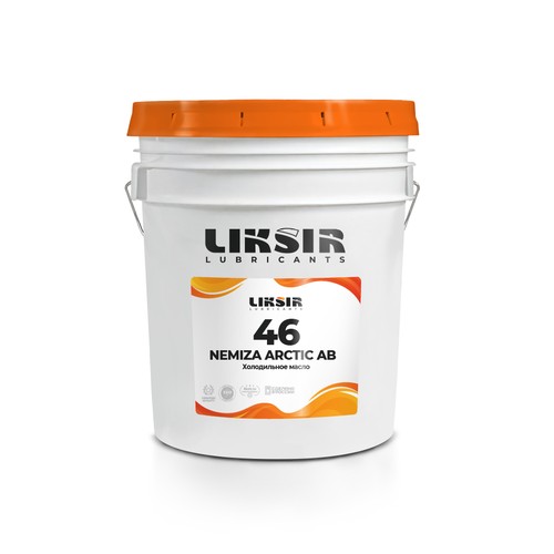 Масло для компрессоров холодильных установок Liksir Nemiza Arctic AB ISO VG: 46, 20 л, синтетика купить в Южно-Сахалинске с доставкой