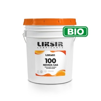 Компрессорное масло Liksir Nemiza Gas ISO VG: 100, 20 л, синтетика