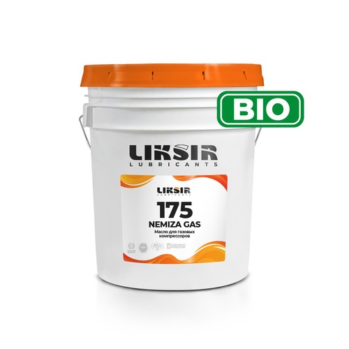 Компрессорное масло Liksir Nemiza Gas ISO VG: 175, 20 л, синтетика купить в Южно-Сахалинске с доставкой