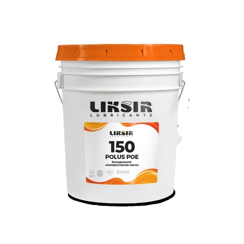 Масло для компрессоров холодильных установок Liksir Polus POE ISO 150, 1 л, синтетика купить в Южно-Сахалинске с доставкой
