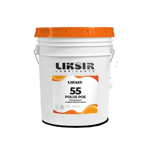 Масло для компрессоров холодильных установок Liksir Polus POE ISO 55, 20 л, синтетика купить в Южно-Сахалинске с доставкой