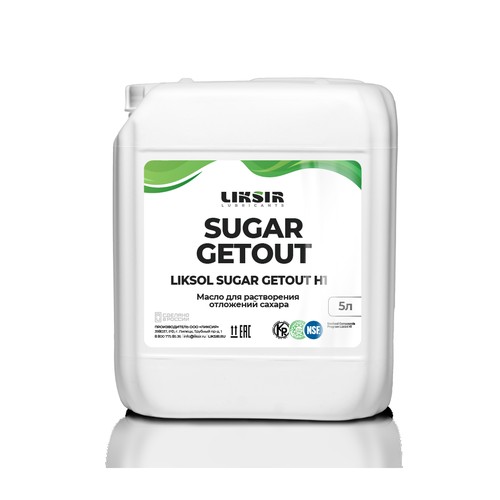 Пищевое масло Liksir Sugar Getout, 5 л, минеральное купить в Южно-Сахалинске с доставкой