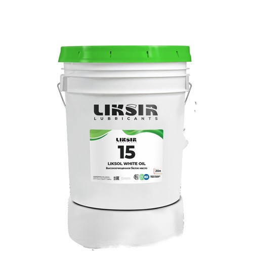 Пищевое масло Liksir White Oil ISO 15, 20 л, минеральное купить в Южно-Сахалинске с доставкой