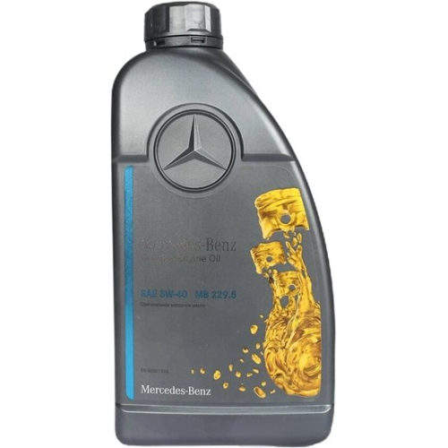 Моторное масло Mercedes-Benz MB 229.5, 5W-40, 1 л, синтетика купить в Южно-Сахалинске с доставкой