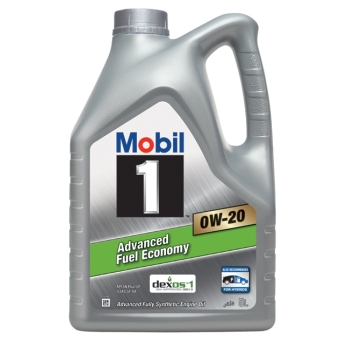 Моторное масло Mobil 1, 0W-20, 5 л, синтетика