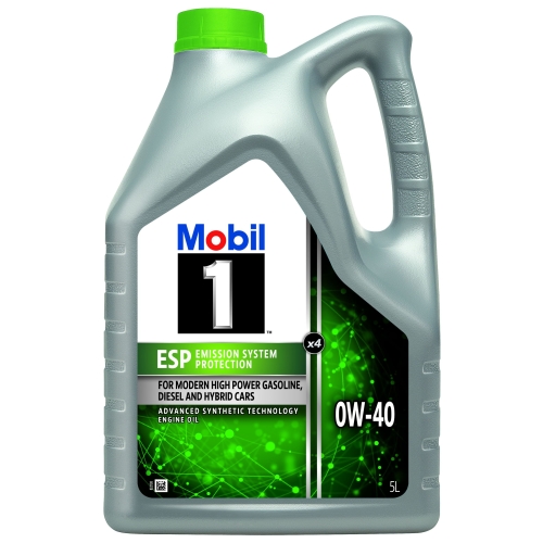 Моторное масло Mobil 1 ESP X3, 0W-40, 5 л, синтетика купить в Южно-Сахалинске с доставкой