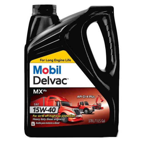 Грузовое масло Mobil Delvac MX, 15W-40, 4 л, минеральное купить в Южно-Сахалинске с доставкой