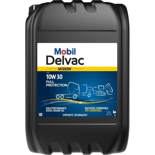 Грузовое масло Mobil Delvac Modern, 10W-30, 20 л, полусинтетика купить в Южно-Сахалинске с доставкой