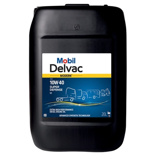 Грузовое масло Mobil Delvac Modern Super Defense V1, 10W-40, 20 л, синтетика купить в Южно-Сахалинске с доставкой
