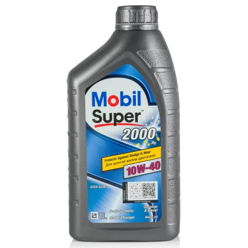 Моторное масло Mobil Super 2000 X1, 10W-40, 1 л, полусинтетика купить в Южно-Сахалинске с доставкой