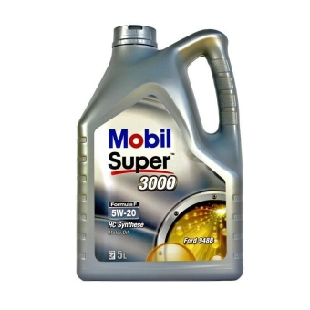 Моторное масло Mobil Super 3000 Formula F, 5W-20, 5 л, синтетика