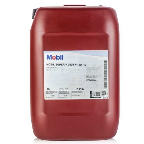 Моторное масло Mobil Super 3000 X1, 5W-40, 20 л, синтетика купить в Южно-Сахалинске с доставкой