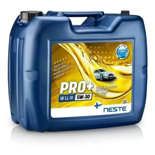 Моторное масло Neste Pro+ W LL-III 5W-30, 20 л, синтетика купить в Южно-Сахалинске с доставкой
