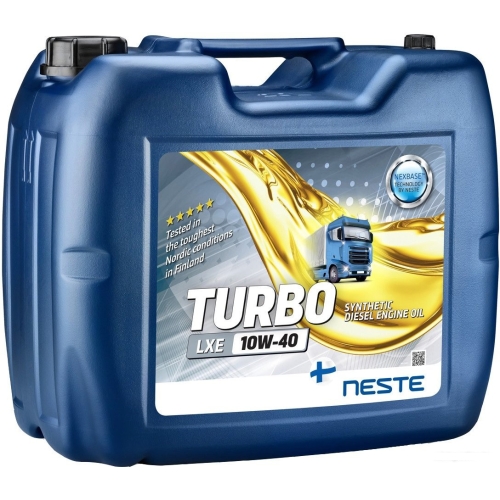 Грузовое масло Neste Turbo+ NEX, 10W-40, 20 л, синтетика купить в Южно-Сахалинске с доставкой
