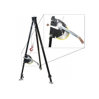 Штатив-тренога (трипод) ТМ-1, лебедка, трос стальной, 20 м