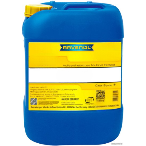 Трансмиссионное масло Ravenol ATF MM, 10W-30, 10 л, синтетика купить в Южно-Сахалинске с доставкой