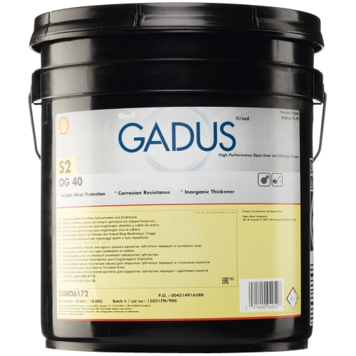 Shell Gadus S2 OG 40, 18 кг купить в Южно-Сахалинске с доставкой