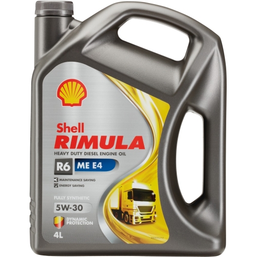 Дизельное моторное масло SHELL Rimula 5W-30, 4 л, синтетика купить в Южно-Сахалинске с доставкой