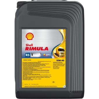 Дизельное моторное масло SHELL Rimula 10W-40, 20 л, полусинтетика