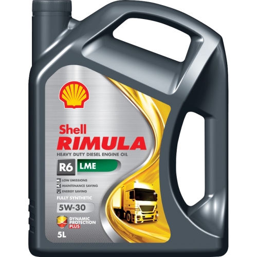 Дизельное моторное масло SHELL Rimula 5W-30, 4 л, синтетика купить в Южно-Сахалинске с доставкой