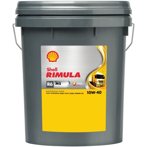 Дизельное моторное масло SHELL Rimula 10W-40, 20 л, синтетика купить в Южно-Сахалинске с доставкой