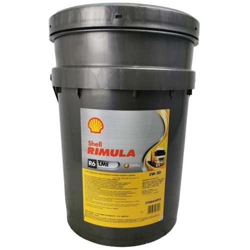 Дизельное моторное масло SHELL Rimula 5W-30, 20 л, синтетика купить в Южно-Сахалинске с доставкой