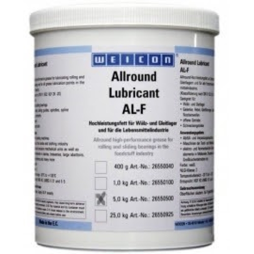 Высокоэффективная жировая смазка WEICON AL-F, 5 кг купить в Южно-Сахалинске с доставкой