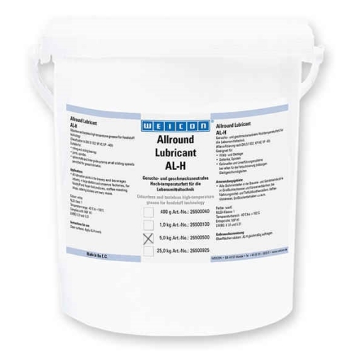Жировая, пищевая смазка WEICON AL-H, 5 кг купить в Южно-Сахалинске с доставкой